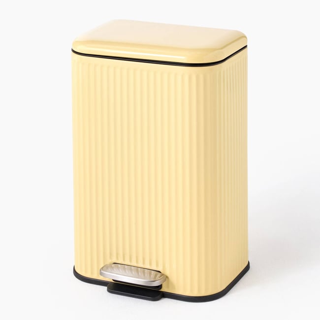 Poubelle finition striée, 20L Couleur naples <span itemprop=