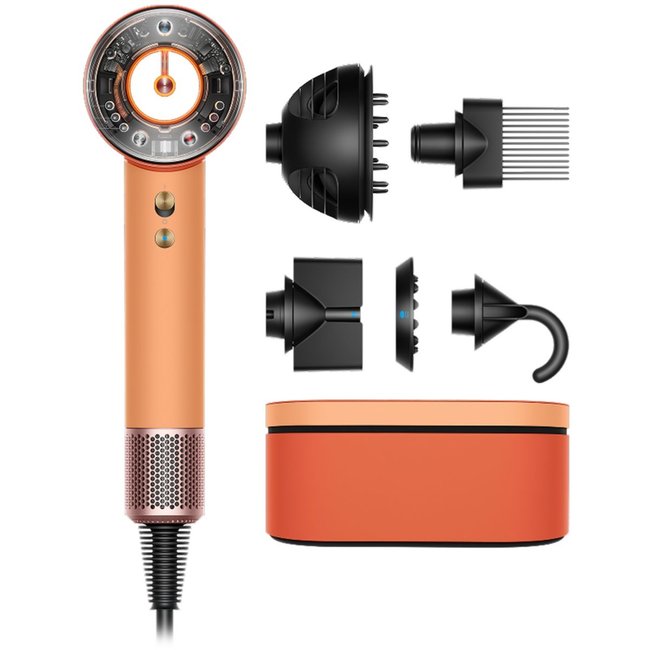 Sèche cheveux Supersonic Nural cheveux bouclés à frisés Céramique Abricot - DYSON