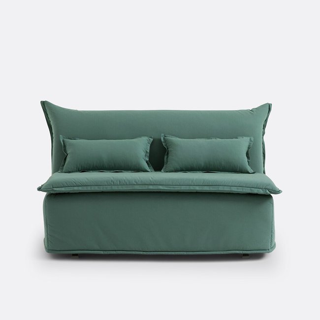 Sofá acordeão-BZ, em algodão, espuma 10 cm, Olona - LA REDOUTE INTERIEURS