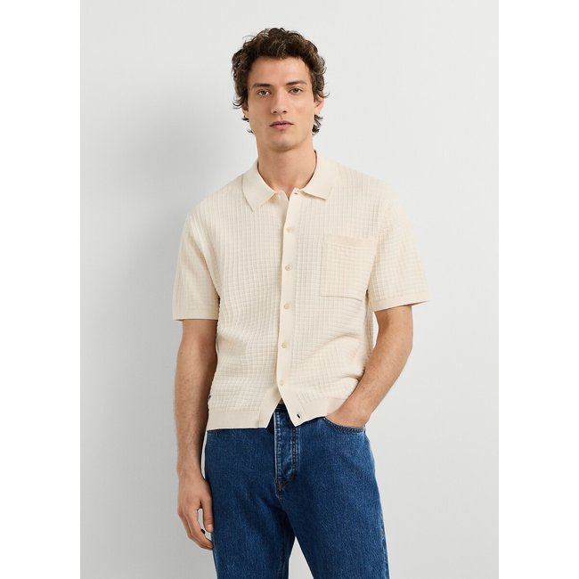 Polo maniche corte in maglia, DYLAN avorio PEPE JEANS