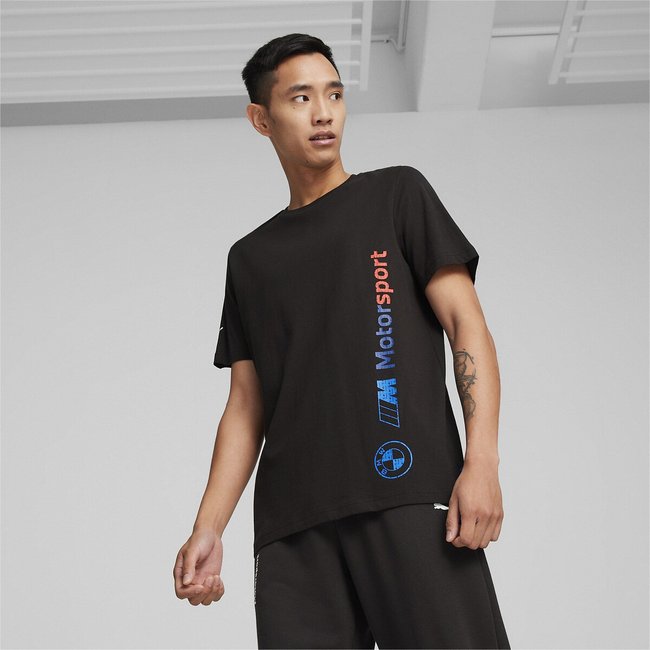 T-shirt de mangas curtas BMW Motorsport preto <span itemprop=