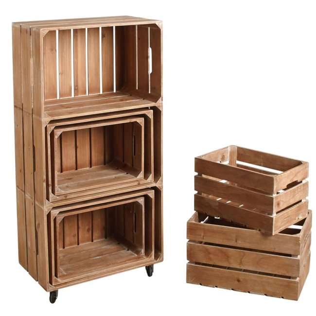 Ensemble étagère et caisses de rangement Couleur multicolour <span itemprop=