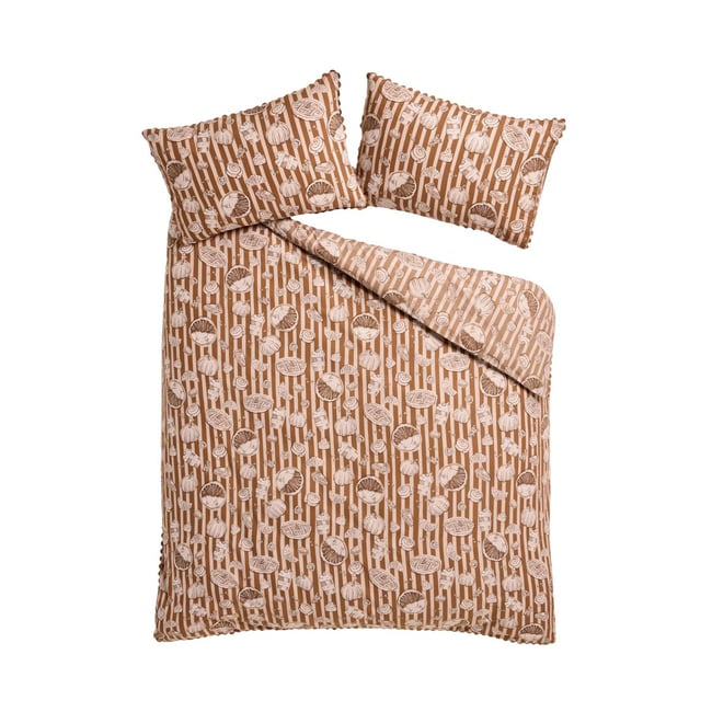Parure de lit à citrouille/douceurs d’automne naturel <span itemprop=