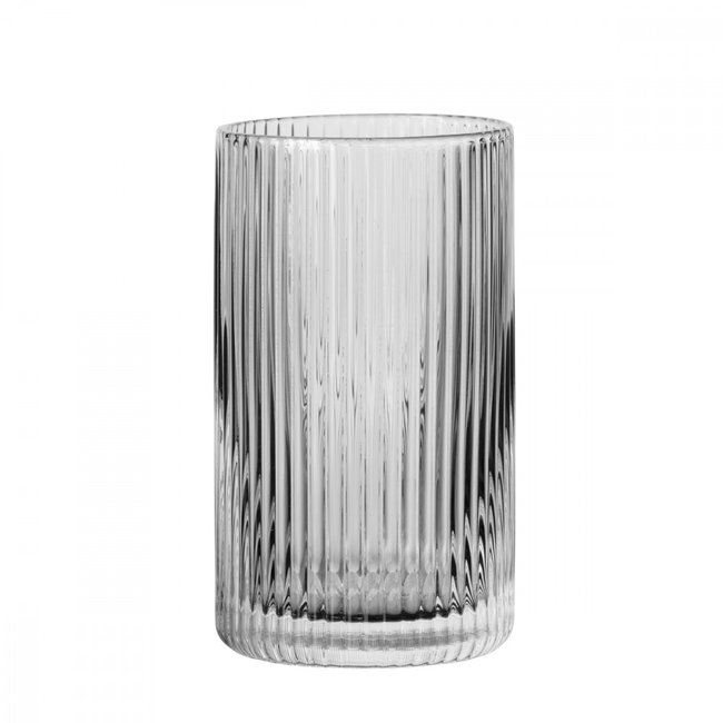 Verre à eau strié 280ml Couleur transparent <span itemprop=