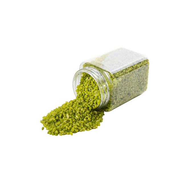 Gravillons décoratifs pour vase 350ml en pierre H10 Couleur vert <span itemprop=