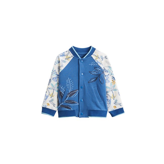 Veste teddy bébé GAMBOA bleu <span itemprop=