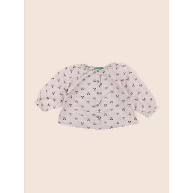 Blouse - Très bon état beige <span itemprop=