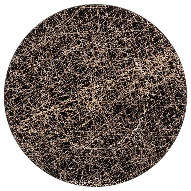 Lot de 12 assiettes de présentation LIGNES Couleur noir <span itemprop=