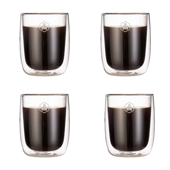 4 tasses à espresso double paroi - 100ml - LAGUIOLE CUISSON