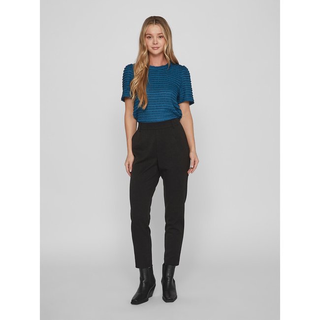 Pantalon tailleur slim taille haute noir Vila La Redoute