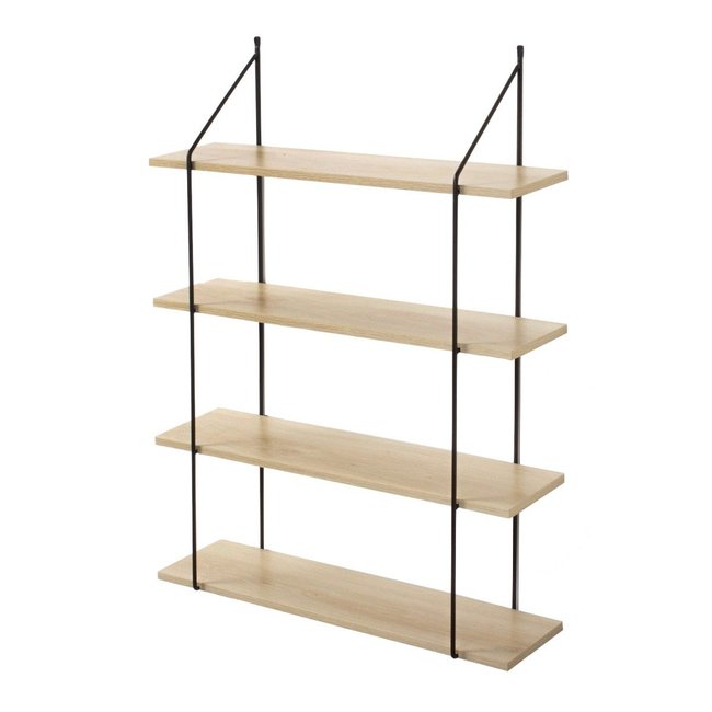 Étagère Murale 4 Niveaux Décor Bois L60 cm Couleur bois <span itemprop=