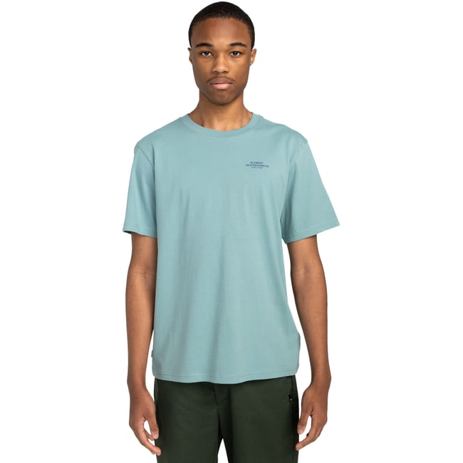 T-shirt à manches courtes SKATEBOARD CO bleu trellis <span itemprop=
