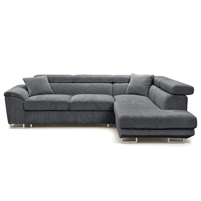 Canapé d'angle droit 5 places convertible, BAOJI - BEST MOBILIER