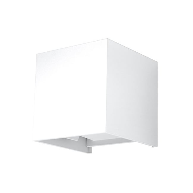 Applique Aluminium Blanc LED 1 Luca Couleur blanc <span itemprop=