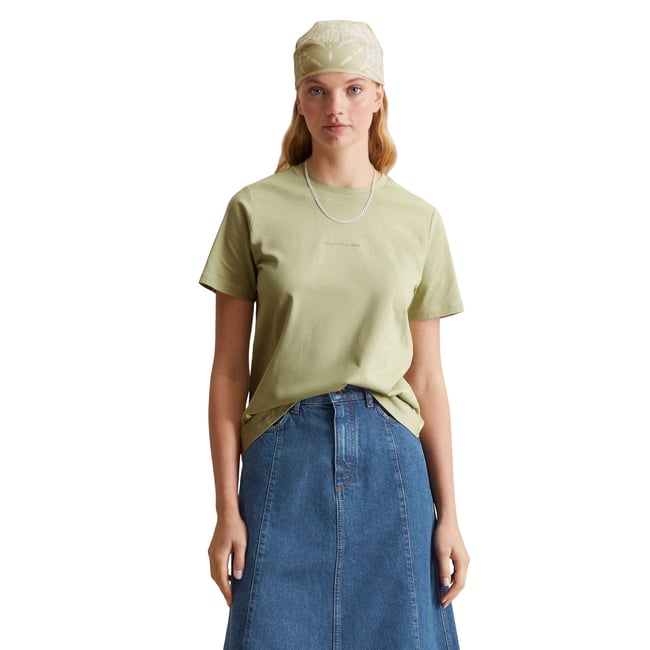 T-shirt DfC regular en coton organique vert <span itemprop=