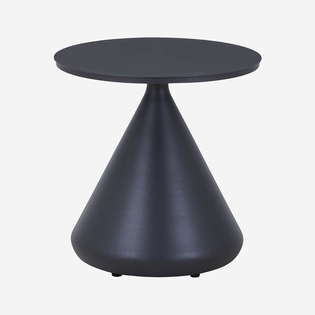 Table basse de jardin en aluminium MARIPA gris anthracite <span itemprop=