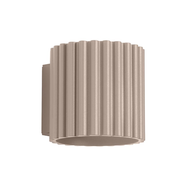 Applique Aluminium Taupe G9 1 Aura Couleur marron <span itemprop=