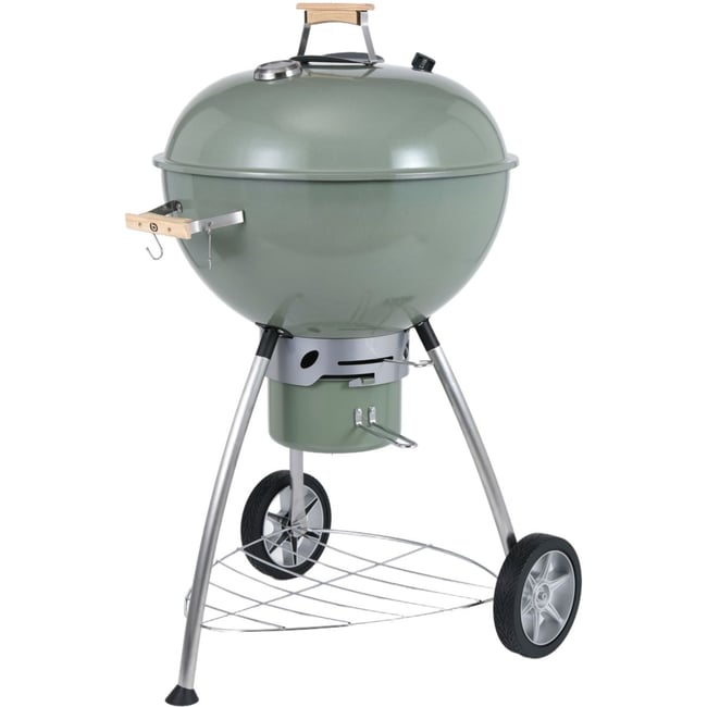 Barbecue charbon EBCK1 vert sur pieds  55 cm - ESSENTIEL B