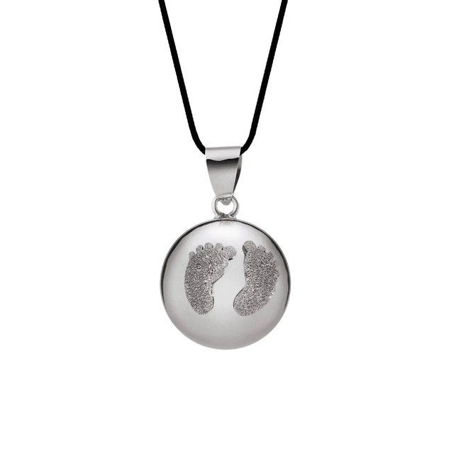 Bola de grossesse Babyfeet Black Rhodium multicolore <span itemprop=