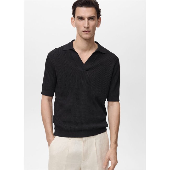 Polo maille fine structuré - MANGO MAN