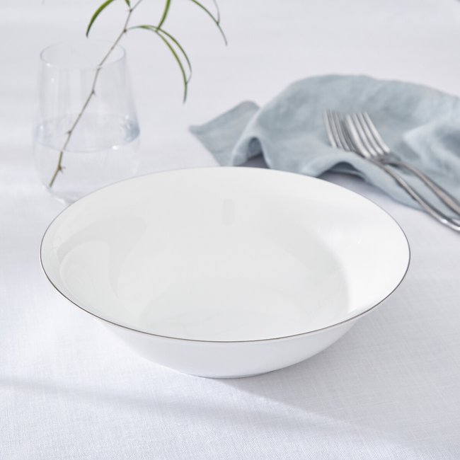Serendipity Platinum Open Vegetable Bowl, white, ROYAL WORCESTER