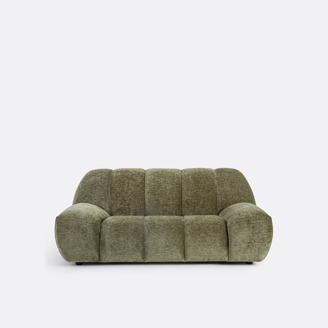 Sofá de pana gruesa vintage de 2 plazas, Nuria - LA REDOUTE INTERIEURS