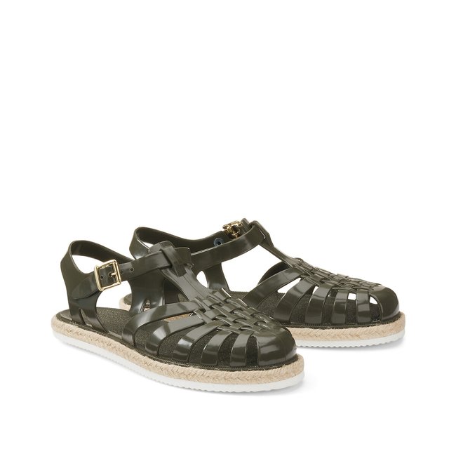Suncorde Rope Sole Sandals, khaki, MEDUSE