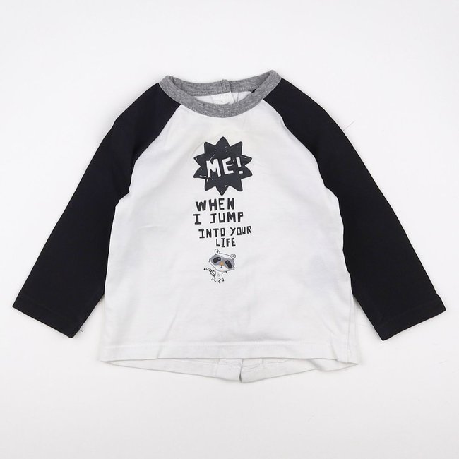 Tee-shirt - Très bon état blanc, noir <span itemprop=