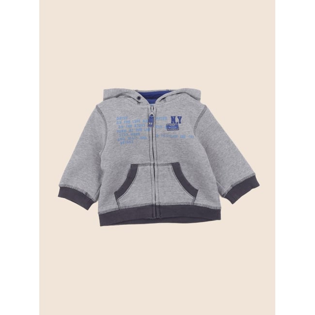 Sweat - Etat satisfaisant gris <span itemprop=