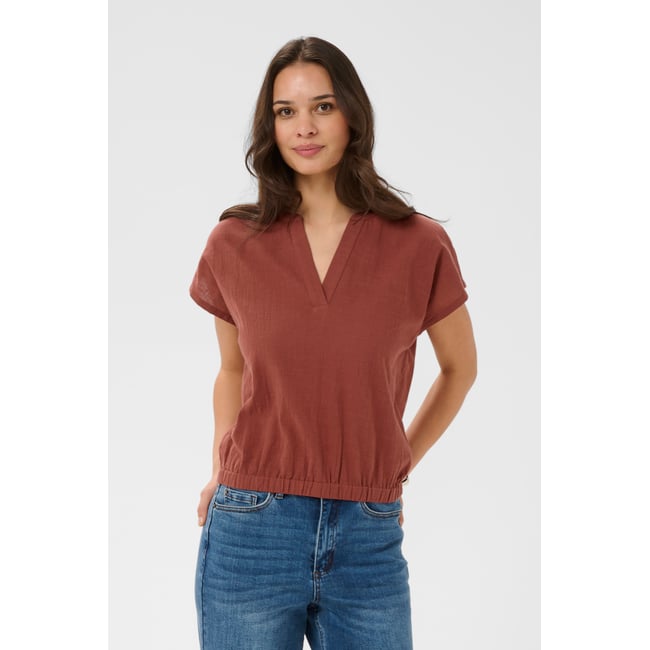 Blouse à manches courtes - KAFFE