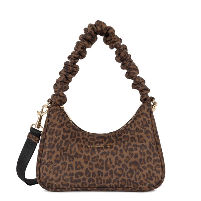 Borsa a sporta con zip, JUNGLE CHOUCHOU leopardata LANCASTER