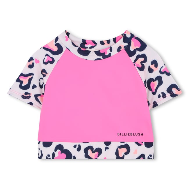 Brassière tee-shirt rose flash <span itemprop=