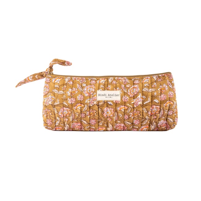 Trousse écolier en coton matelassé - BINDI ATELIER