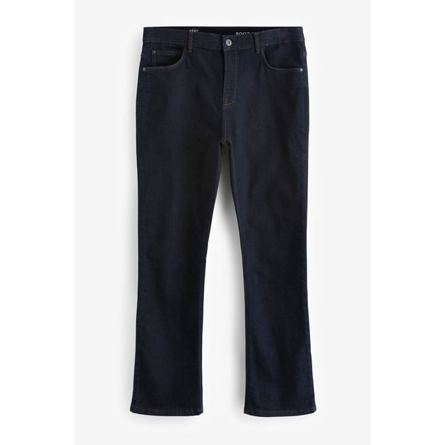 Jean bootcut stretch classique rinçage bleu indigo <span itemprop=
