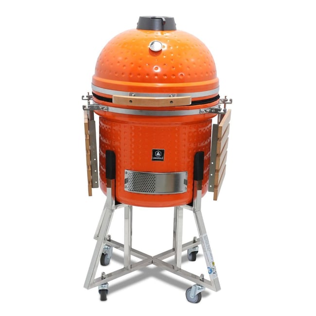 Kamado barbecue avec housse de protection - LAGUIOLE CUISSON