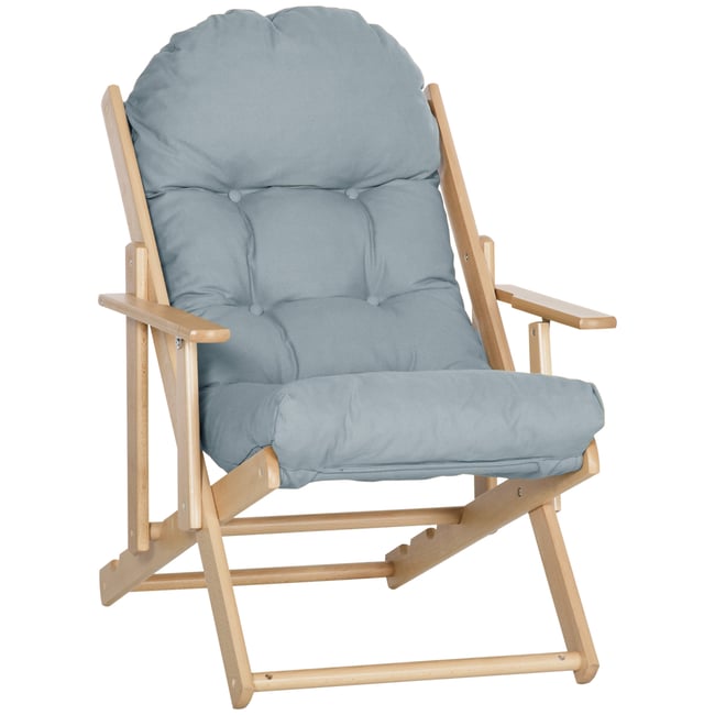 Accent Chair bois de hêtre Gris gris <span itemprop=