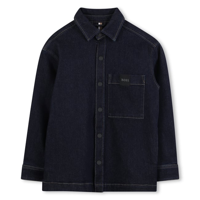 Chemise en jean denim brut <span itemprop=