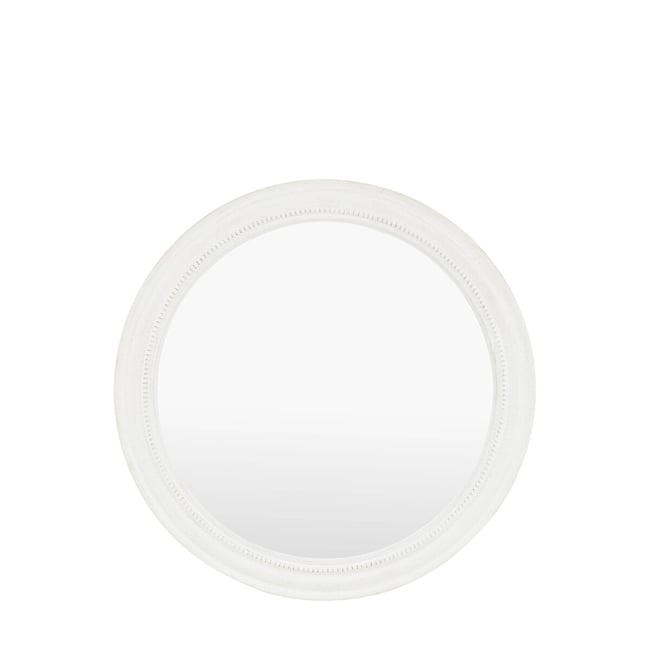 80cm Shoreditch Round Mirror, white, ÉDITÉ