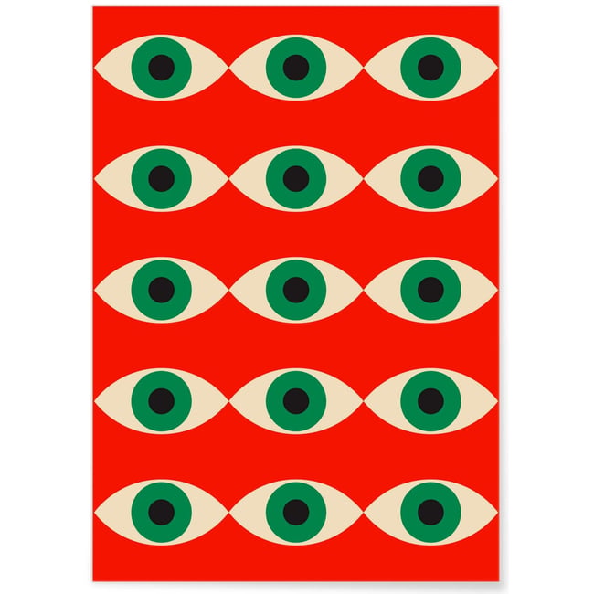 Affiche Bauhaus 28 Couleur blanc <span itemprop=