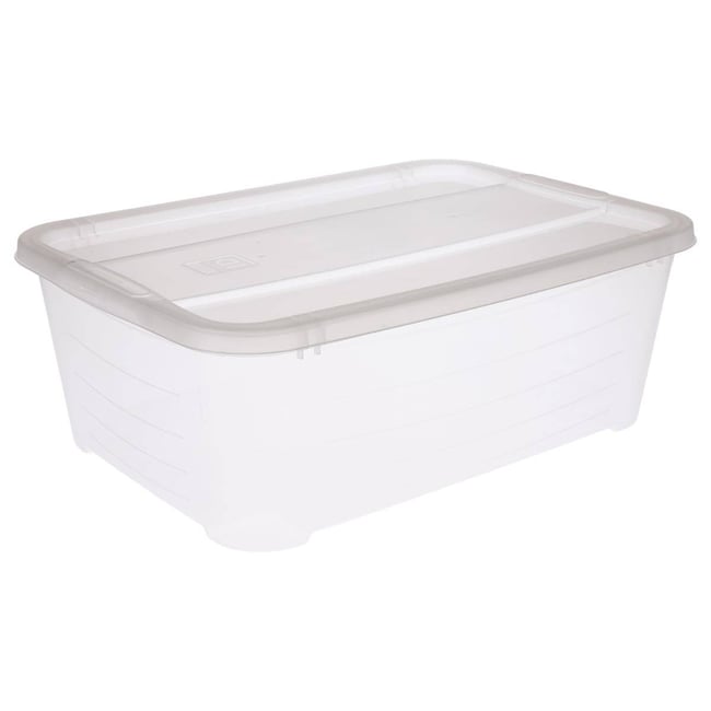 Boîte transparente 11L STORE N' BOX Couleur transparent <span itemprop=