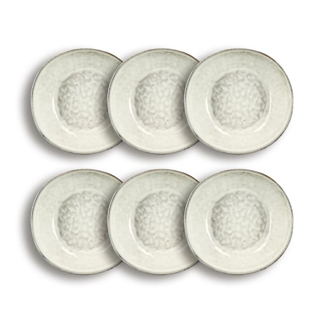 Lot de 6 bols en grès 50cl, BORAL Couleur beige <span itemprop=