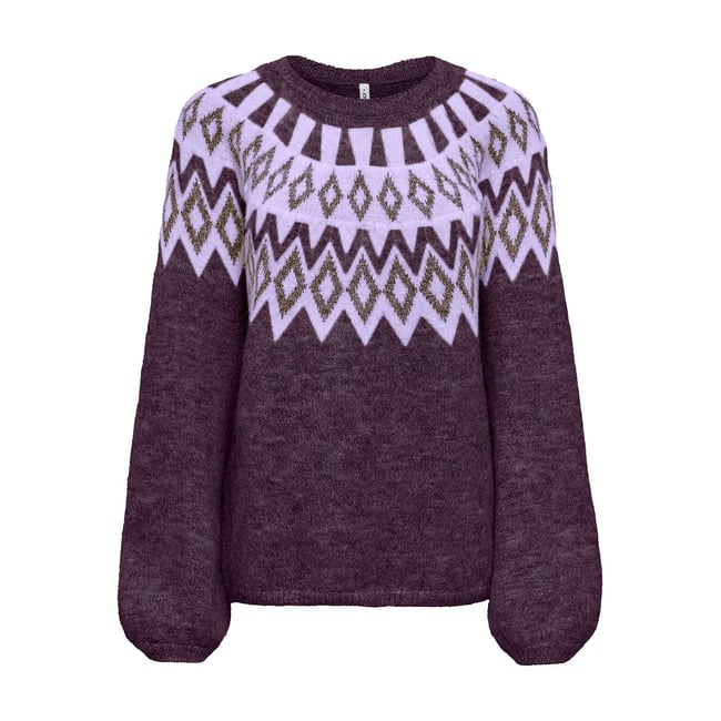 Pull manches longues imprimé jacquard - ONLY
