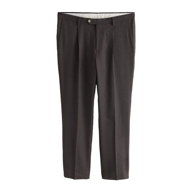 Pantalon de costume regular fit nova fides marron <span itemprop=