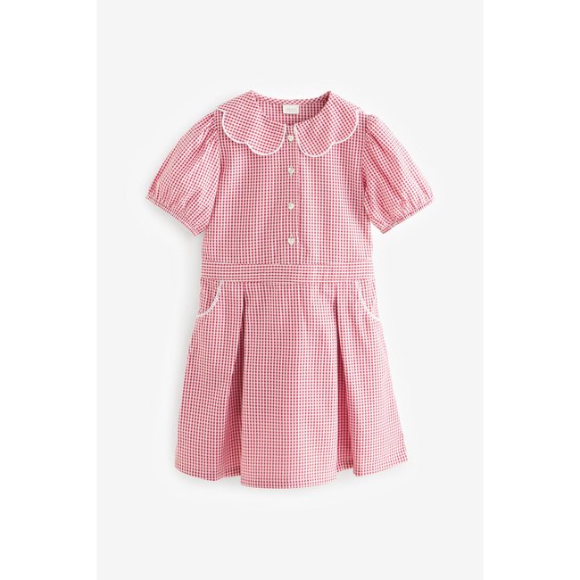 Robe d'école vichy à col festonné - NEXT