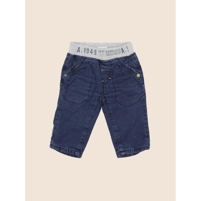 Pantalon doublé - Très bon état bleu <span itemprop=