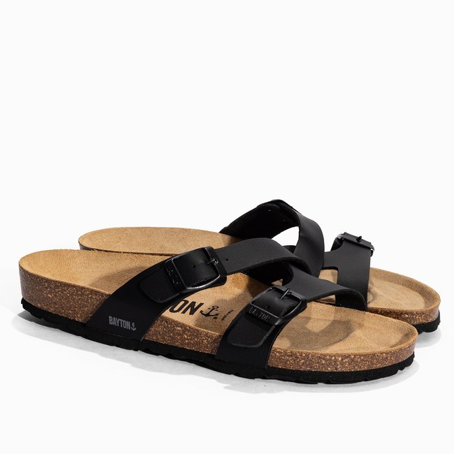 Sandales pour femme CLEO noir <span itemprop=