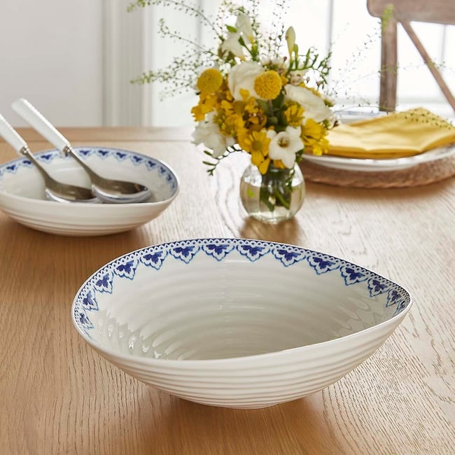 28.5cm Blue Medium Serving Bowl, blue, SOPHIE CONRAN FOR PORTMEIRION