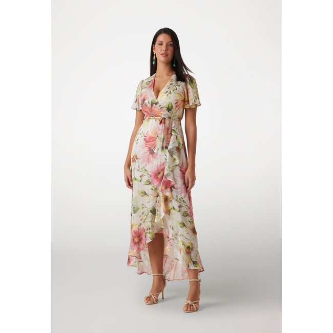 Robe Longue Imprimé Floral fantaisie florale <span itemprop=