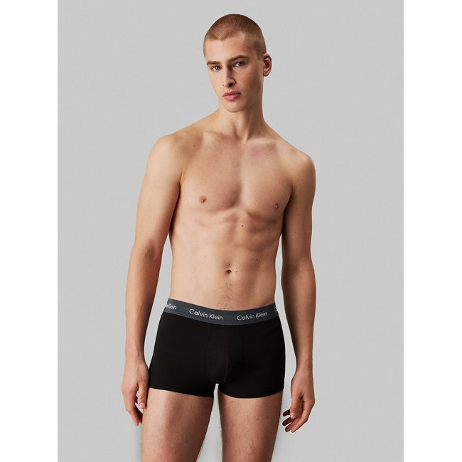 Gift Box of 5 Plain Low Rise Boxer Shorts, black, CALVIN KLEIN UNDERWEAR
