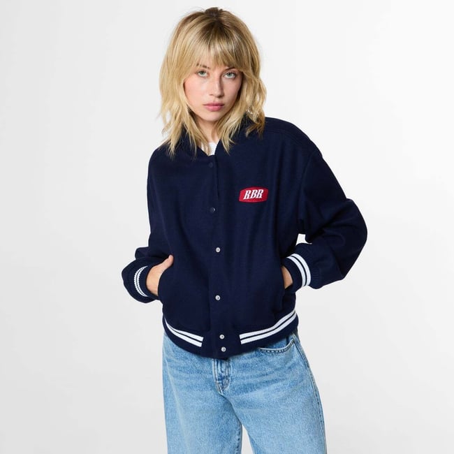 Red Bull Racing Veste Bomber En Laine marine <span itemprop=